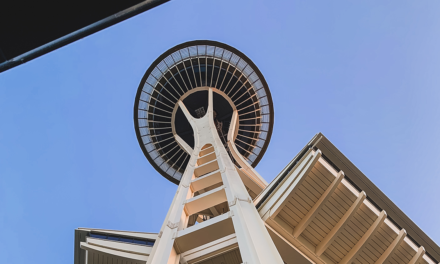 Space Needle Visit at Dusk in Seattle