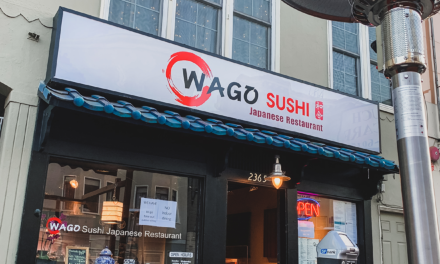 Wago Sushi SF Japanese Cuisine: Outdoor Dining in San Francisco During the COVID-19 Pandemic