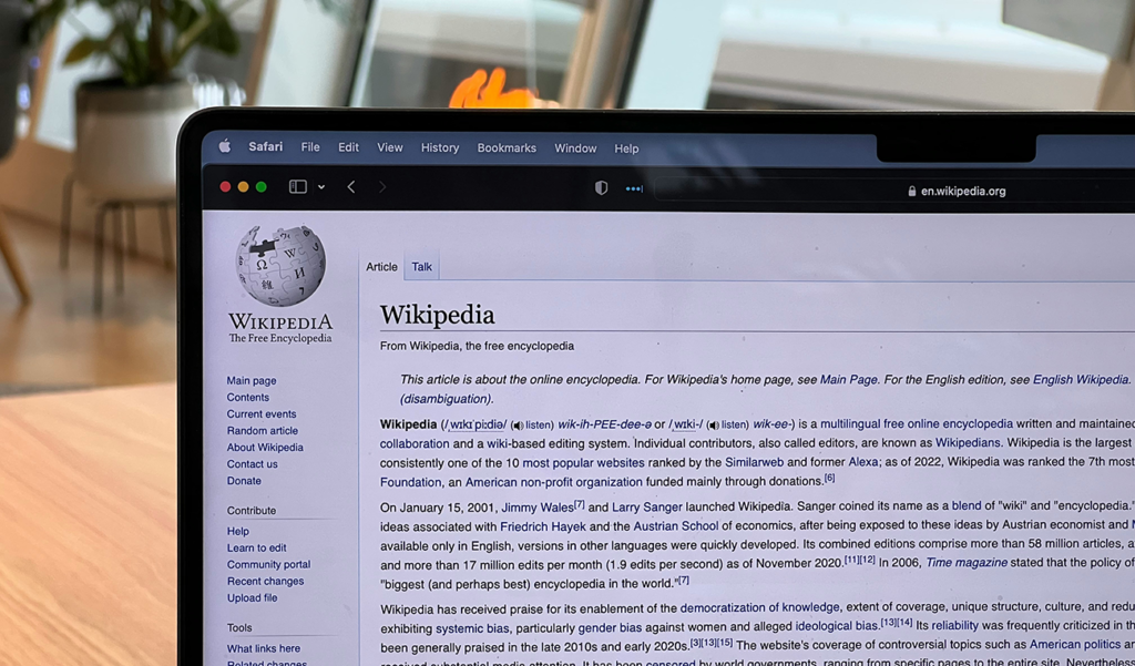 Wikipedia and Information at Our Fingertips