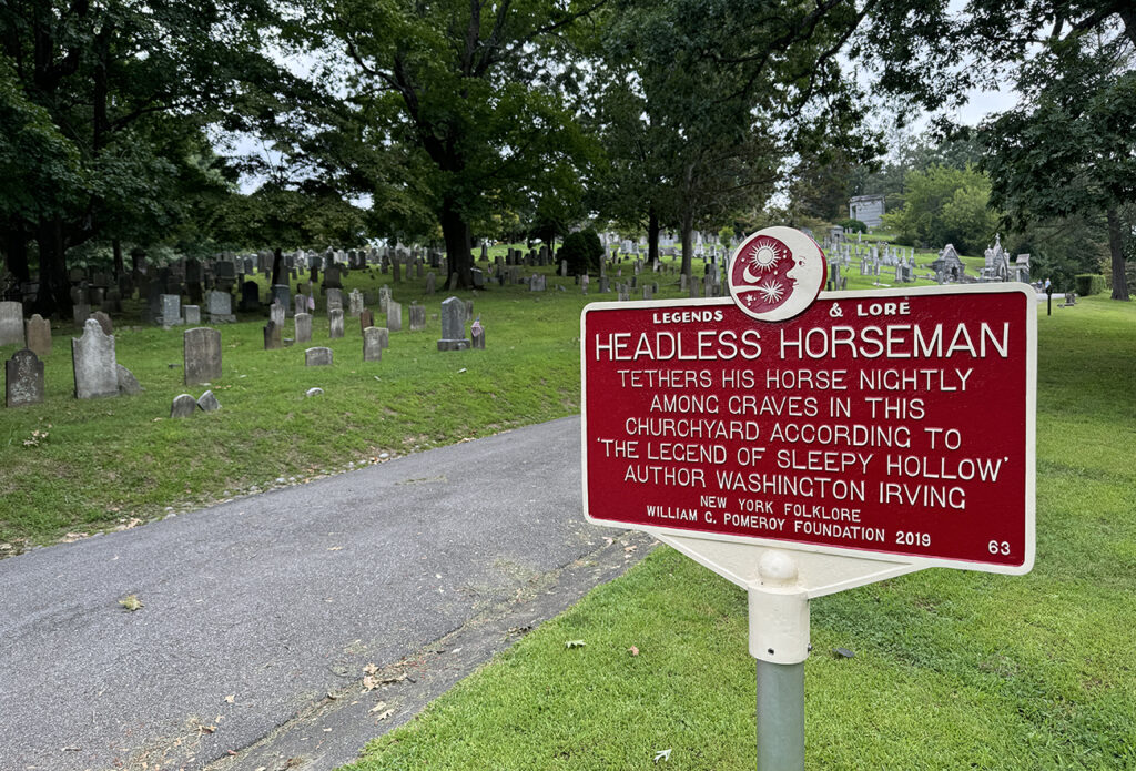 Headless Horseman Lore - Sleepy Hollow Cemetery