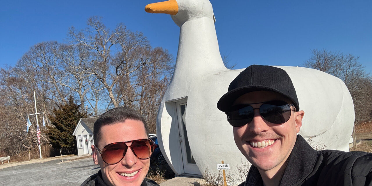 The Big Duck on Long Island in Flanders, New York