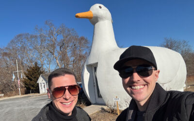 The Big Duck on Long Island in Flanders, New York