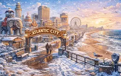 A Winter Day Trip To Atlantic City