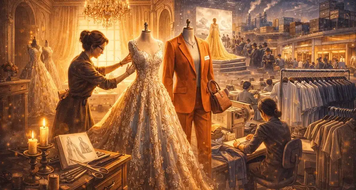 Haute Couture vs Ready-to-Wear: How Fashion Scaled From Craft to Industry