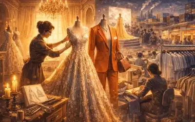 Haute Couture vs Ready-to-Wear: How Fashion Scaled From Craft to Industry