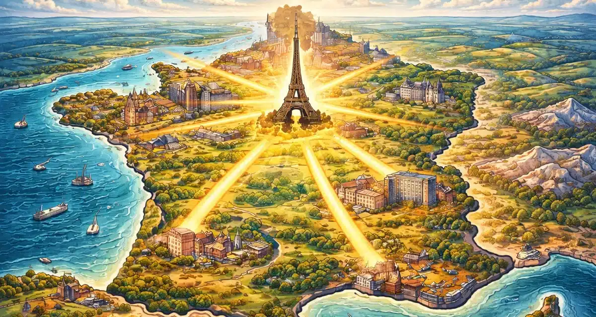 The Regions and Power Centers of France: Central Authority, Cultural Gravity, and Strategic Depth