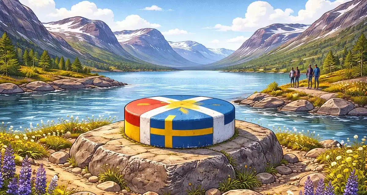 Three Country Cairn of Norway, Sweden & Finland: The Border Marker of Three Realms (Kolmen Valtakunnan Rajapyykki)